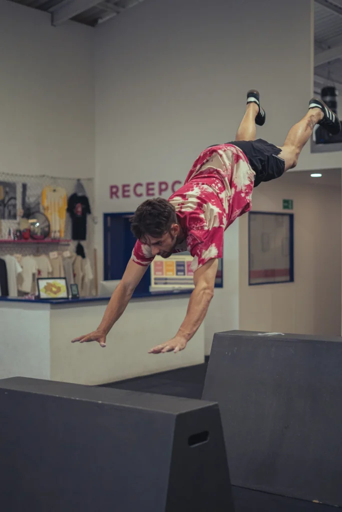 Antonio Mojonero Shifer, fundador de La Nave Parkour Academy