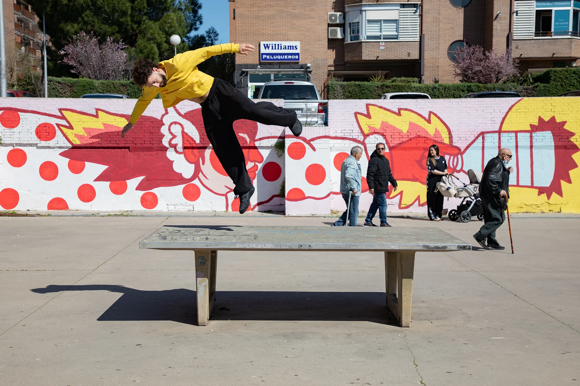 Práctica de parkour y cultura del movimiento en Madrid